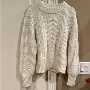 Cozy Cream Cable Knit Sweater